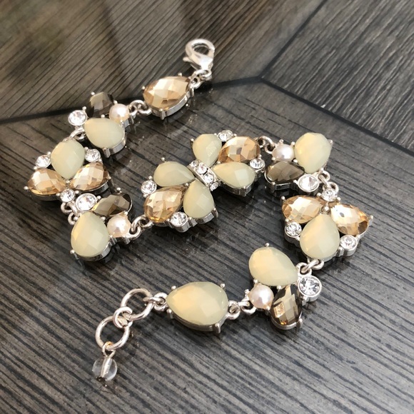 Napier Rhinestone & Gem Bracelet - Picture 13 of 13